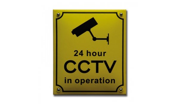 Tekstbord CCTV camerabeveiliging