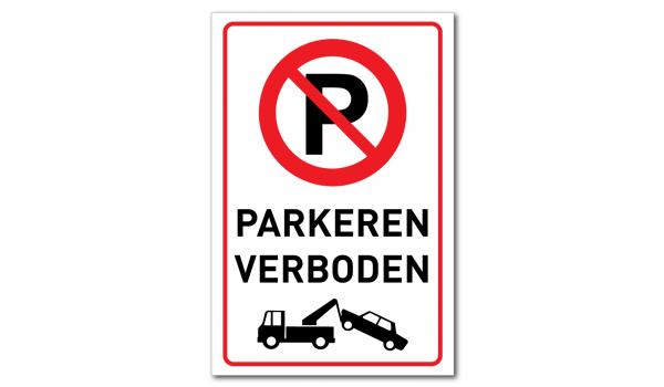 Verboden te parkeren / wegsleepregeling