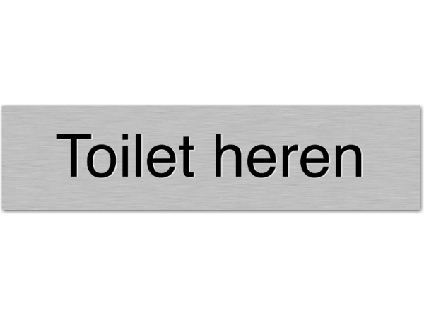 Deurbordje Toilet heren