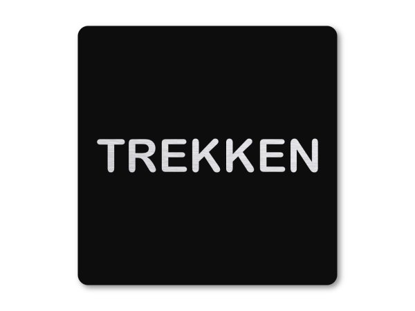 Pictogram zwart Trekken