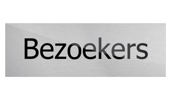 Deurbord Bezoekers