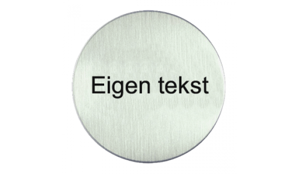 RVS pictogram Eigen opdruk
