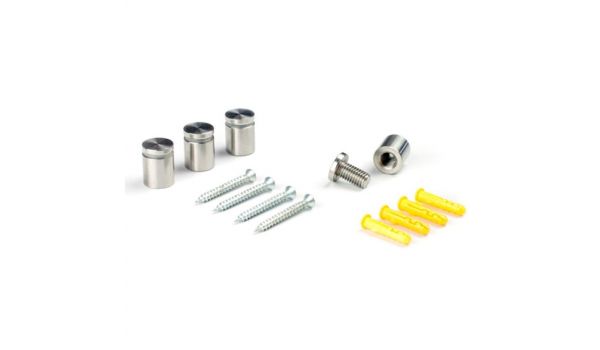 RVS afstandhouders buiten (set 4 stuks)