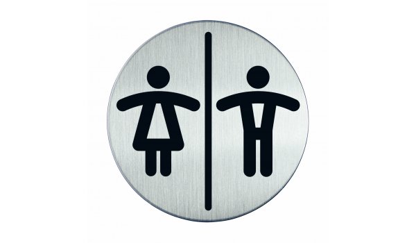 RVS pictogram Toiletten