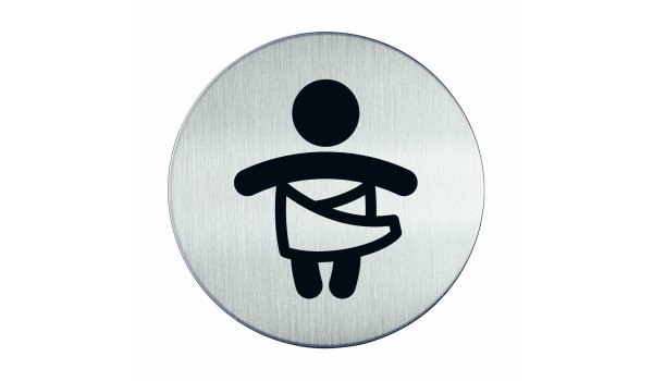 RVS pictogram Baby verschoonruimte