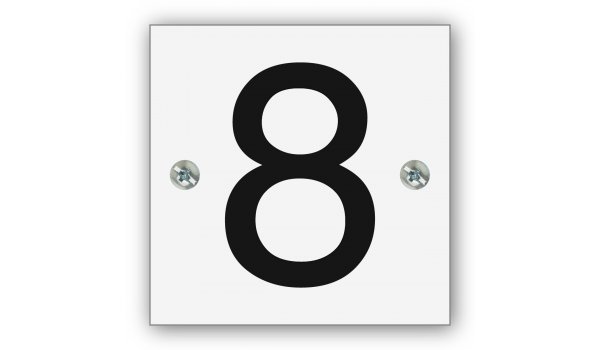 Basic huisnummerbord