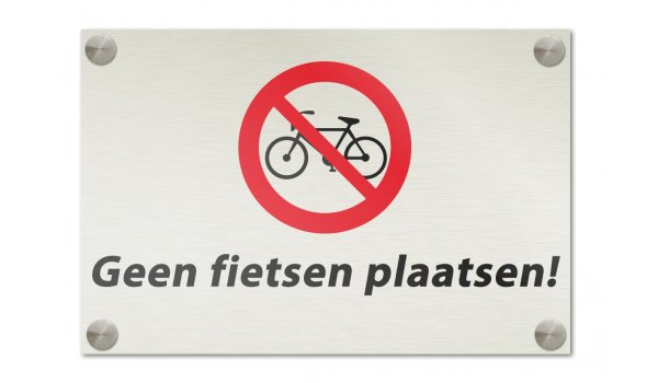 Bedrijfsnaambord Aluminium