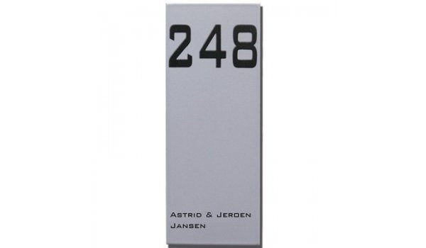 Emaille naambord