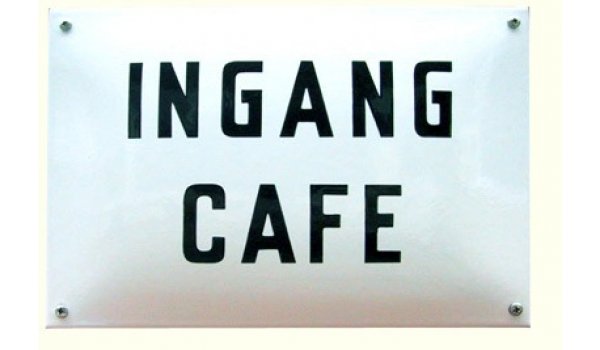Horecabord Ingang cafe