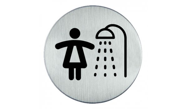 RVS pictogram Douche dames