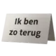 Tafelbordjes