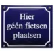Tekstborden Emaille