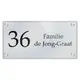 Naamborden Plexiglas