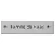 Naamplaatjes RVS