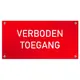 Tekstborden Kunststof