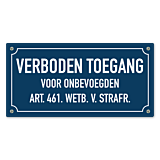 Tekstborden – eigen tekst op maat